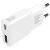4smarts Ładowarka sieciowa PDPlug 20W GaN + USB-C + USB-A + kabel USB-C  1,5m Biała