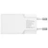 4smarts Ładowarka sieciowa PDPlug 20W GaN + USB-C + USB-A + kabel USB-C  1,5m Biała