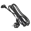 Kabel zasilający kątowy 3m wtyk EU Maclean MCTV-854