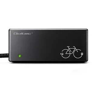 Qoltec Ładowarka do roweru elektrycznego 36V | 42V | 2A | GX12-3Pin + kabel zasilający