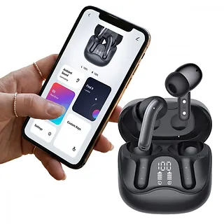 Audiocore Słuchawki bezprzewodowe AC591 PRO ANC , ENC, 6 mikrofon&oacute;w, etui ładujące