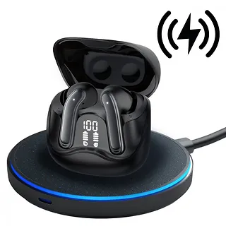 Audiocore Słuchawki bezprzewodowe AC591 PRO ANC , ENC, 6 mikrofon&oacute;w, etui ładujące