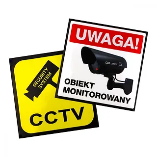 CEE Atrapa kamery tubowej diody IR LED, IR1800 B czarna, zasilanie 2xAA, ABS