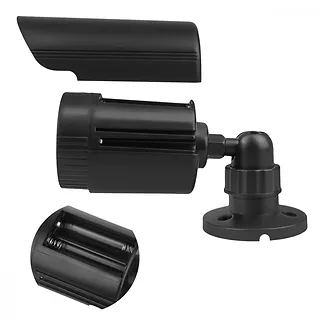 CEE Atrapa kamery tubowej diody IR LED, IR1800 B czarna, zasilanie 2xAA, ABS