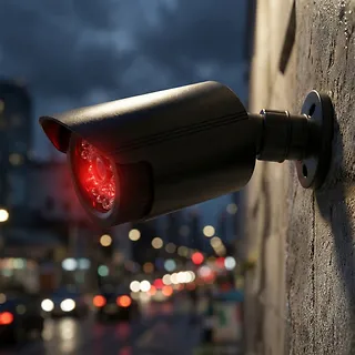 CEE Zestaw dw&oacute;ch atrap kamer tubowych IR1800 BT diody IR LED, zasilanie 2xAA, czarne, ABS