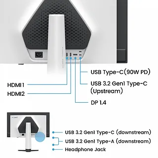 Benq Monitor 26.5 cala EX271UZ 4K 240Hz/UHD/OLED