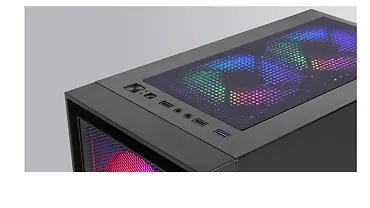 TACENS Obudowa MARS MC-AIR BLACK ATX 4x FRGB fan
