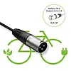 Qoltec Ładowarka do roweru elektrycznego 36V | 42V | 2A | 3P XLR-18mm  + kabel zasilający