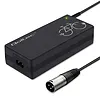 Qoltec Ładowarka do roweru elektrycznego 36V | 42V | 2A | 3P XLR-18mm  + kabel zasilający