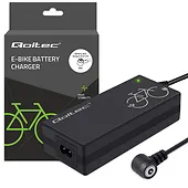 Qoltec Ładowarka do roweru elektrycznego 36V | 42V | 2A | Mi4 Magnetic  TIP +kabel zasilający