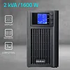 Qoltec Zasilacz awaryjny UPS Pure Sine Wave | 2kVA | 1600W | AVR | LCD |Czysty Sinus