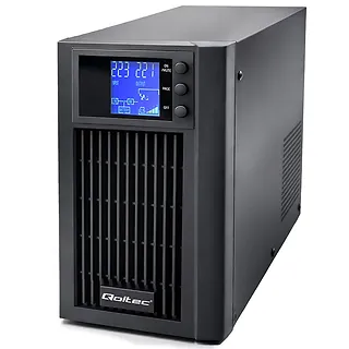 Qoltec Zasilacz awaryjny UPS Pure Sine Wave | 2kVA | 1600W | AVR | LCD |Czysty Sinus
