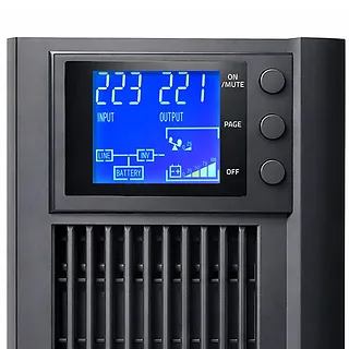 Qoltec Zasilacz awaryjny UPS Pure Sine Wave | 1kVA | 800W | AVR | LCD | Czysty Sinus