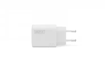 Digitus Ładowarka sieciowa/zasilacz USB 20W, 1x USB-C, 1x USB-A, biała