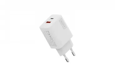 Digitus Ładowarka sieciowa/zasilacz USB 20W, 1x USB-C, 1x USB-A, biała