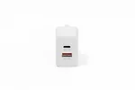 Digitus Ładowarka sieciowa/zasilacz USB GaN 30W, 1x USB-C, 1x USB-A, biała