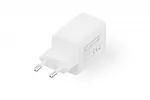 Digitus Ładowarka sieciowa/zasilacz USB GaN 45W, 1x USB-C, 1x USB-A, biała