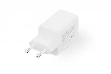Digitus Ładowarka sieciowa/zasilacz USB GaN 45W, 1x USB-C, 1x USB-A, biała