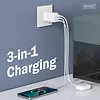 Digitus Ładowarka sieciowa/zasilacz USB GaN 67W, 2x USB-C, 1x USB-A, biała