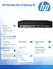 HP Inc. Komputer Elite Mini 800 G9 1TB/16GB/W11P      998R2ET