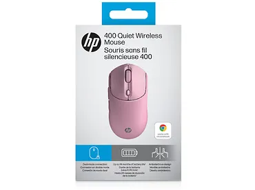 HP Mysz bezprzewodowa 400 Quiet Różowy