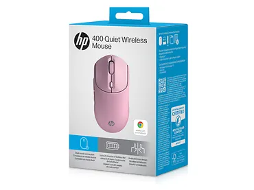 HP Mysz bezprzewodowa 400 Quiet Różowy