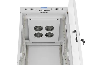 Lanberg Szafa instalacyjna rack stojąca 19" 32U 600x800 szara drzwi     przeszkolne  LCD ( Flat pack)