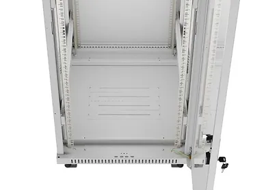 Lanberg Szafa instalacyjna rack stojąca 19" 32U 600x800 szara drzwi     przeszkolne  LCD ( Flat pack)