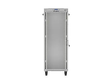 Lanberg Szafa instalacyjna rack stojąca 19" 32U 600x800 szara drzwi     przeszkolne  LCD ( Flat pack)