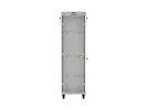 Lanberg Szafa instalacyjna rack stojąca 19" 42U 600x600 szara drzwi     przeszklone  LCD (Flat pack)