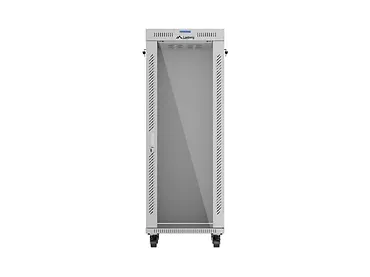 Lanberg Szafa instalacyjna rack stojąca 19" 32U 600x600 szara drzwi     perforowane LCD ( Flat pack)