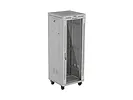 Lanberg Szafa instalacyjna rack stojąca 19" 32U 600x600 szara drzwi     perforowane LCD ( Flat pack)