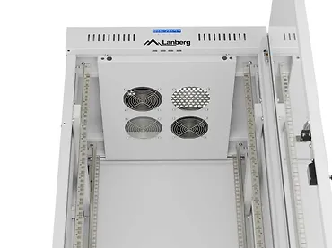 Lanberg Szafa instalacyjna rack stojąca 19" 32U 600x600 szara drzwi     perforowane LCD ( Flat pack)