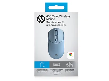 HP Mysz bezprzewodowa 400 Quiet Niebieski