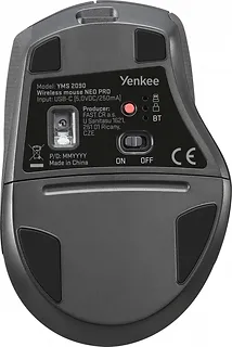 YENKEE Mysz bezprzewodowa Dual Bluetooth + USB A/C YMS 2090 NEO PRO