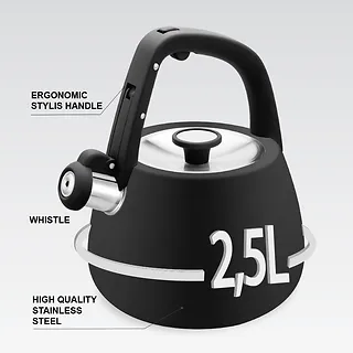 Feel-Maestro Czajnik nieelektryczny 2,5 l MR-1318-BLACK