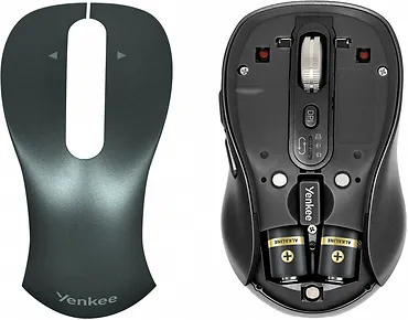 YENKEE Mysz bezprzewodowa Dual Bluetooth + USB 2,4GHz YMS 2010BK GYRO