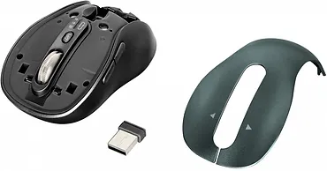 YENKEE Mysz bezprzewodowa Dual Bluetooth + USB 2,4GHz YMS 2010BK GYRO