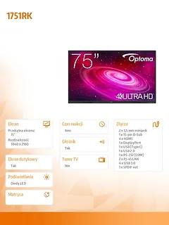 Optoma Monitor IFPD 1751RK W3FC0T1W111