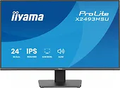 IIYAMA Monitor 24 cale X2493HSU-B1 IPS,FHD,HDMI,DP,120Hz, 1500:1, 2xUSB,    350cd, cienka ramka z 4 stron