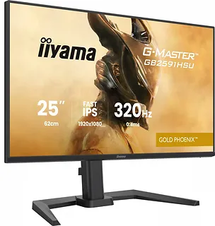 IIYAMA Monitor 25 cali GB2591HSU-B1 0.4ms, DP, 2xHDMI 2.1, 320Hz, Fast IPS, USB HUB x4