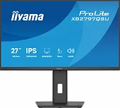 IIYAMA Monitor ProLite  27 cali XB2797QSU-B1 IPS,QHD,2xHDMI,DP,350cd,75Hz,1000:1,     USB HUB,x4 ((2x Type-A v.3.2 Gen 1 (5Gbps, 4.5W) 2x Type-C (5Gbps, 5W))
