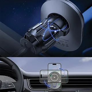 SODI Uchwyt indukcyjny MagSafe do kratki wentylacyjnej 15W C50 czarny