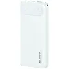 USAMS Powerbank PB80 10000mAh 20W PD 2xUSB-A + USB-C biały