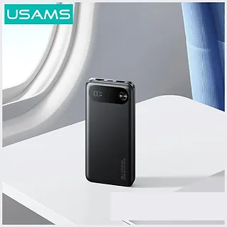 USAMS Powerbank PB80 10000mAh 20W PD 2xUSB-A + USB-C biały
