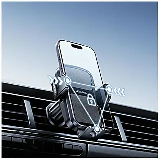 USAMS Uchwyt samochodowy ZJ085 do kratki czarny