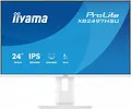 IIYAMA Monitor ProLite 23.8 cala XB2497HSU-W1  IPS,FHD,HDMI,DP,120Hz,350CD,2xUSBv3.2, 2xUSB-C, GW 5lat, HAS 150/PIVOT, BIAŁY