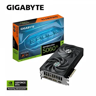 Gigabyte Karta graficzna GeForce RTX 5060 Ti EAGLE OC 12 8BIT GDDR7 HDMI/3DP