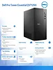 Komputer Dell Pro Tower Essential QVT1260 Win11Pro i3-14100/8GB/512GB SSD/Intel UHD 730/WLAN+BT/Kb/Mouse/3YPS