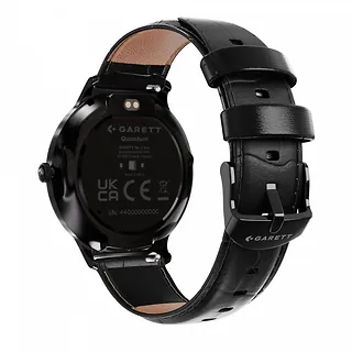 Garett Electronics Smartwatch Quantum czarny stalowy